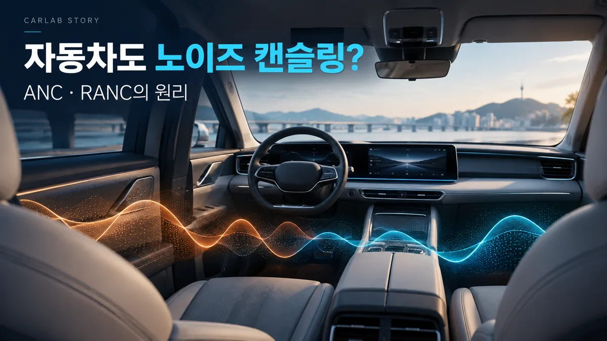 자동차 노이즈 캔슬링 원리｜ANC·RANC 차이